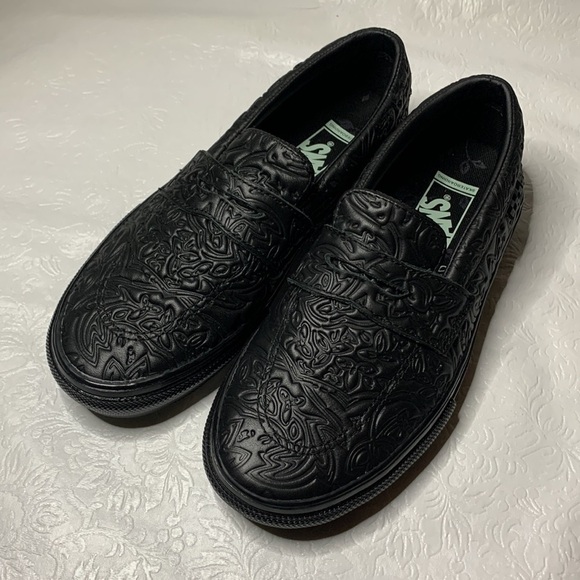 Vans Beatrice Domond Skate Style 53 Leather Slip On Shoe - Picture 2 of 6